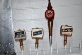 Carling Black Label Beer and Black Label Light Beer Tap Handle Markers (4 Total)