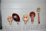 (5) Budweiser, Bud Light Tap Handle Markers