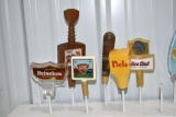 (7) Storz, Kodiak, Chief Oshkosh, Heineken, Piels, Utica Club Tap Handle Markers