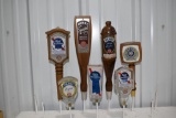 (7) Pabst Blue Ribbon, Pabst Light, Pabst Extra Light, Pabst Special Dark Beer Tap Handle Markers
