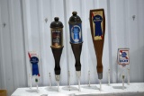 (5) Pabst Blue Ribbon, Pabst Special Tap Handle Markers