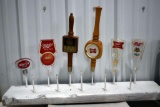 Miller, Iron City Tap Handle Markers (6 Total)