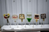 Hudepohl, Prior, Gettelman, Simon Pure, Lithia,Hudepohl Tap Handle Markers (6 Total)