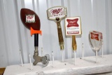 Miller High Life Beer Tap Handle Markers (4 Total)
