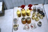 Assortment of Schlitz, Coors, Schmidt, Grain Belt, Seagram's 7 advertising items
