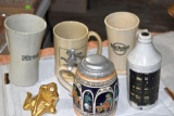 Hires Stoneware Mug, Buckeye Stoneware Mug, Stein, Stoneware Mug and Bottle