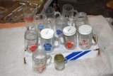 Assortment of Leinenkugel, Schmidt, PBR, Old Style Glass Mugs