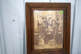 Two Country Boys Having Fun Framed Picture