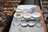 Assortment of Beer Advertising Ashtrays