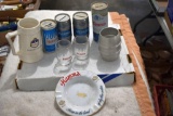 Hamm's Banks, Ashtray, Mug and Glasses