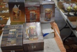 5 Anheuser Busch Steins