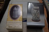 Ellis Island Stein With Box, Falstaff 1971 Collector Stein