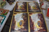 (4) Heilemans Old Style Cardboard Signs