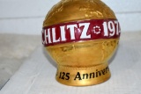 Schlitz Beer 125th Anniversary Ceramic Advertising Globe