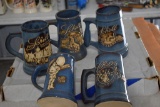 (5) Shells Shell Brewing New Ulm, MN Commerative Steins