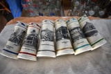 Jacob Leinenkugel's, Numbers 263, 286, 102, 459, 756, 282 Commemorative Steins