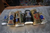 (6) Pabst Blue Ribbon Assorted Steins