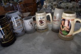 Leinenkugel's Mug, 1984, 1985, 1987, 1989 First Edition 1 Of 1800, 1991, (377 Of 2000) Steins