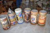 (5) Old Style, 1987, 1988, 1990, 1989, Steins, (1) Stroh's Stein
