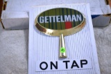 Gentleman On Tap Plastic Hanging Beer Sign