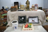 Schmitt's Beer Man, Drink Coasters, Miller Highlife, Pabst Blue Ribbon Mini Stein, Lager Ash Tray,