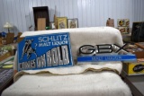 1971 Schlitz Malt Liquor Glass Sign, One Corner Is Busted, GBX Malt Liquor Plastic Sign