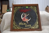 1980 Miller High Life Hanging Sign