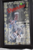 1973 Acid Etched Olympia Beer Mirror