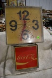 Coca-Cola Lighted Clock (Works)