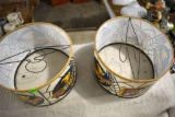 (2) Schlitz Lamp Shades