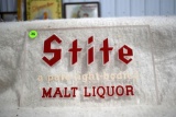 Stite Malt Liquor Hard Plastic Sign
