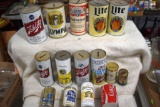 Assortment Of Schlitz, Budweiser, Miller Lite, Pabst, Coca-Cola Coin Banks