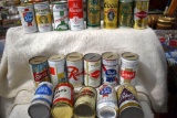 Assortment Of Aluminum And Metal Topped Coin Banks
