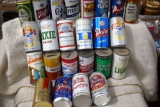 Assortment Of Aluminum And Metal Topped Coin Banks
