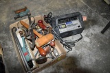 10 Amp Battery Charger And Assorted Tools