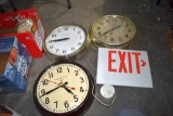 (2) Boxes Of Electric Clocks