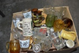 Large Assortment Of Shot Glasses, Glass Beer Mugs, Mini Steins