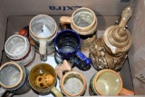 Large assortment Of Ceramic, Glass Mugs And Steins
