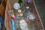 Assortment Of Bottles, log Cabin Syrup
