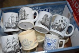 Assortment Of Chip Cups, Old Spice Shaving Mug