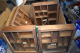 (4) Wooden Trinkit Boxes