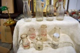 Assortment Of Marigold And Rochester Dairy Milk Bottles