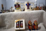 (2) Budman Mugs And (2) Budman Salt and Pepper Shakers