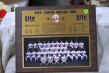 1987 MN Twins World Series Champ Team Plaque