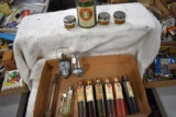 Conoco oil sample tubes, general oil items