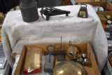 Bells, Letter Holder, Dupoint Ash Tray, Cast Iron Air Plane