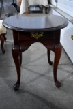 Wooden Oval Side Table 23