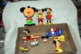 Assorted Mickey Mouse, Minnie Mouse and Snoopy Toys