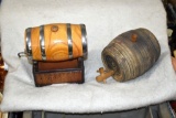 Ceramic Keg and Wooden Keg Music Box