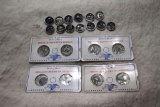 (4) Danbury Mint Medalic History Of America Coin Sets and (13) Space History Coins